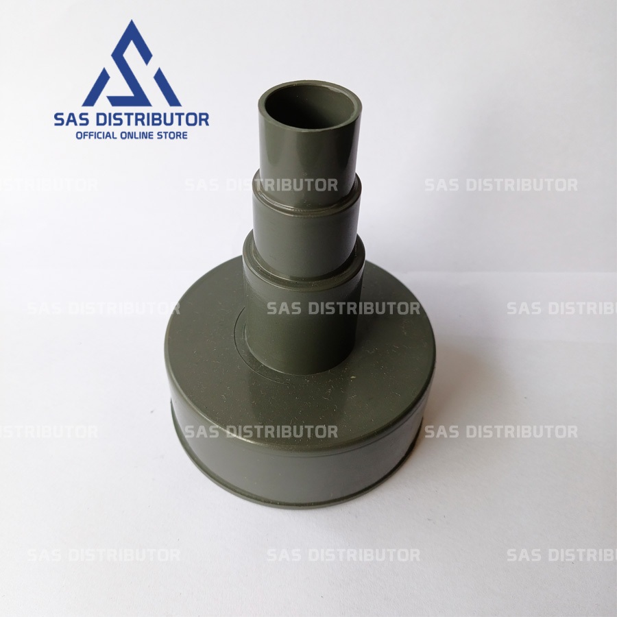 Dop Hidroponik 2 1/2" inch PVC Soket / Tutup Pipa Hydroponic 2,5" in / Sok 2 1/2 x 1 x 3/4 x 1/2"