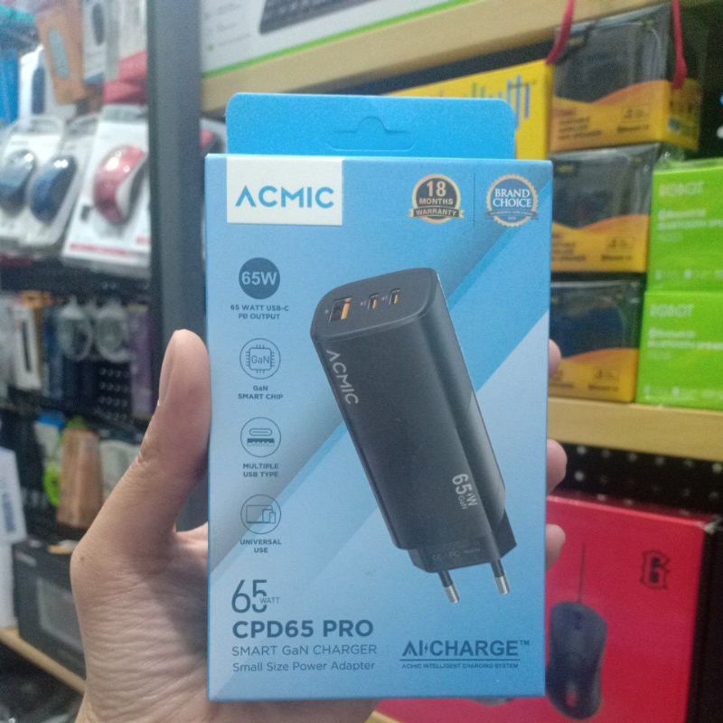 adaptor charger acmic CPD65 PRO 65watt