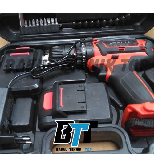 Tukuparty Bull Mesin Bor Beton Bl20V Dengan 2Battery Lithium Bor Tembok Kayu Besi Beton Bor Tangan