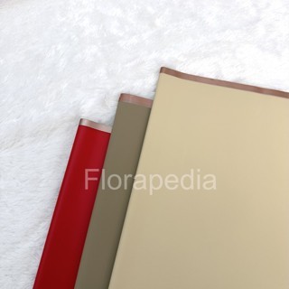 

(PER PACK) Flower Wrapping Paper Border Gold Rosegold / Kertas Buket Bunga / Cellophane Korean Paper Wrap Coklat Merah Kuning