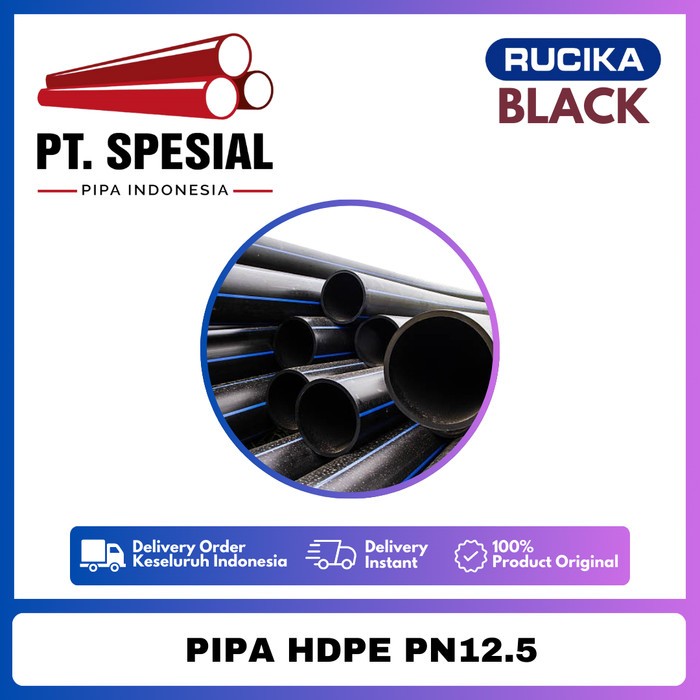 Pipa HDPE PN12.5 Rucika Roll 6 Meter / DN160 - 6 Pipa HDPE Rucika -03
