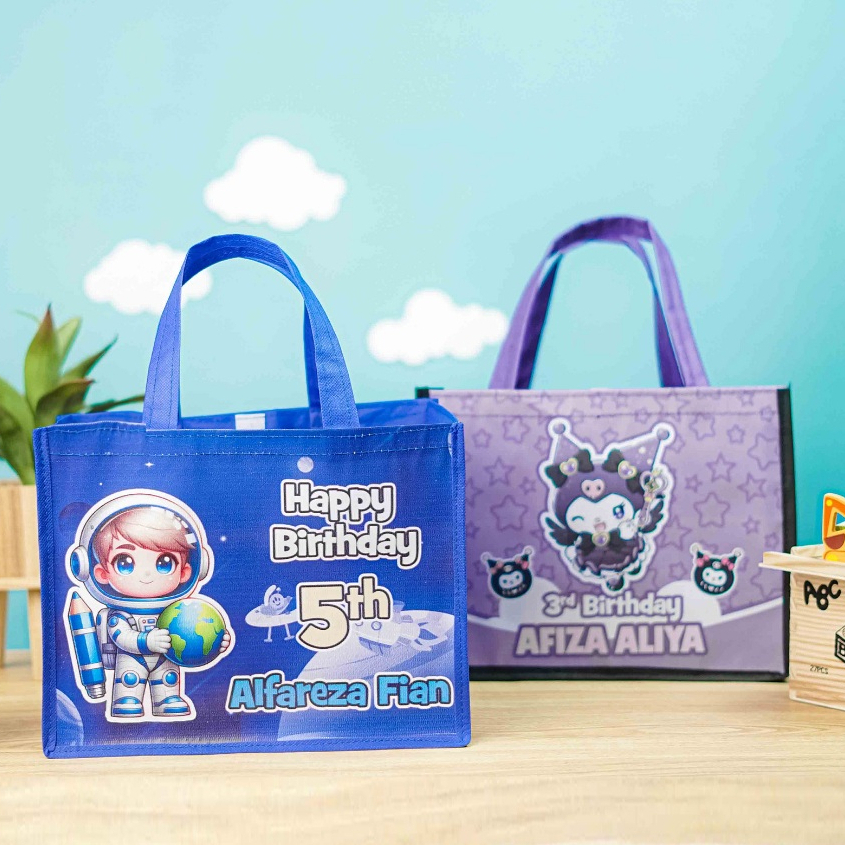 

Tas Ultah BENTO / Tas Ulang Tahun / Bisa Tambah Foto Anak