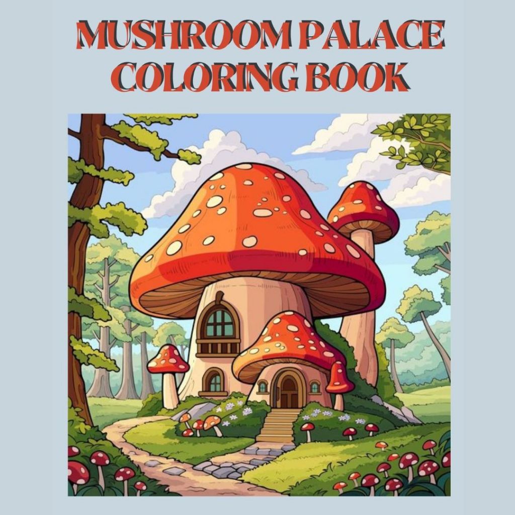 

MUSHROOM HOUSE COLORING BOOK CUTE AESTHETIC BUKU GAMBAR SKETSA MEWARNAI MEWARNAI KERTAS TEBAL PREMIUM