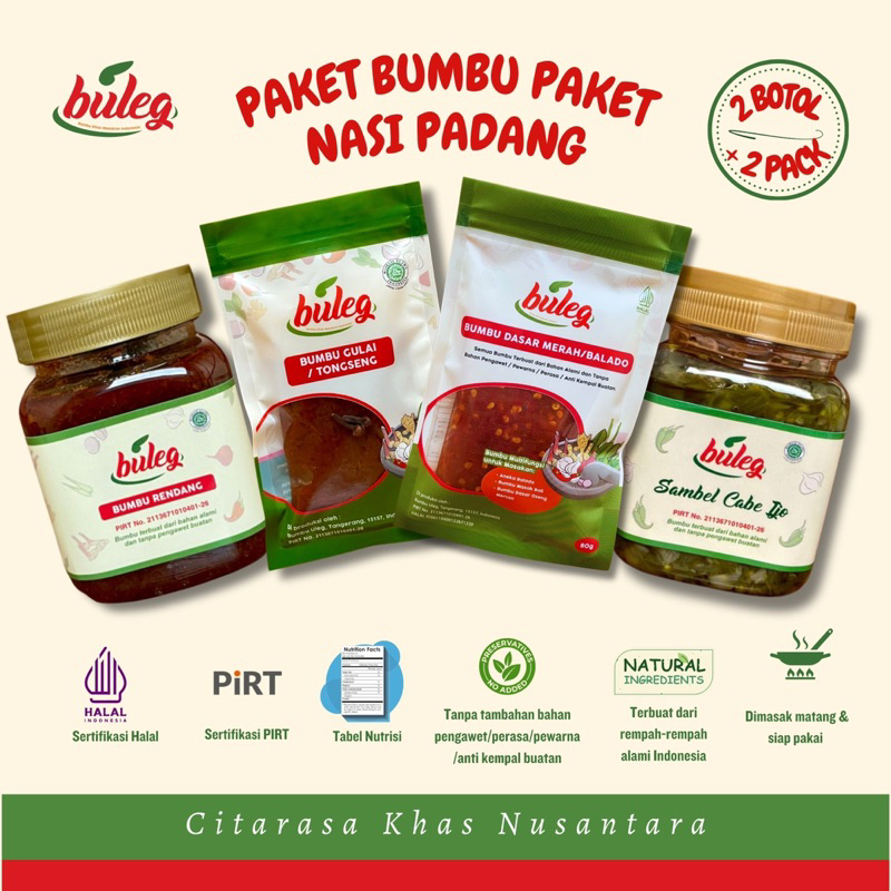 

Bumbu Paket Nasi Padang Buleg