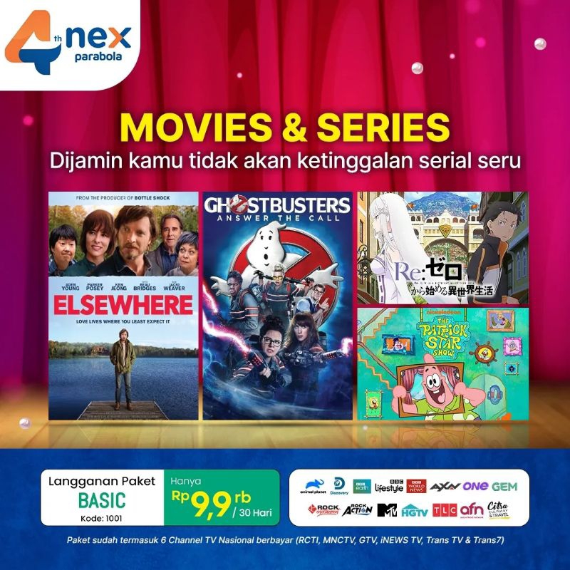 Paket Kids+Basic Nex Parabola 1212 1206 MNC group