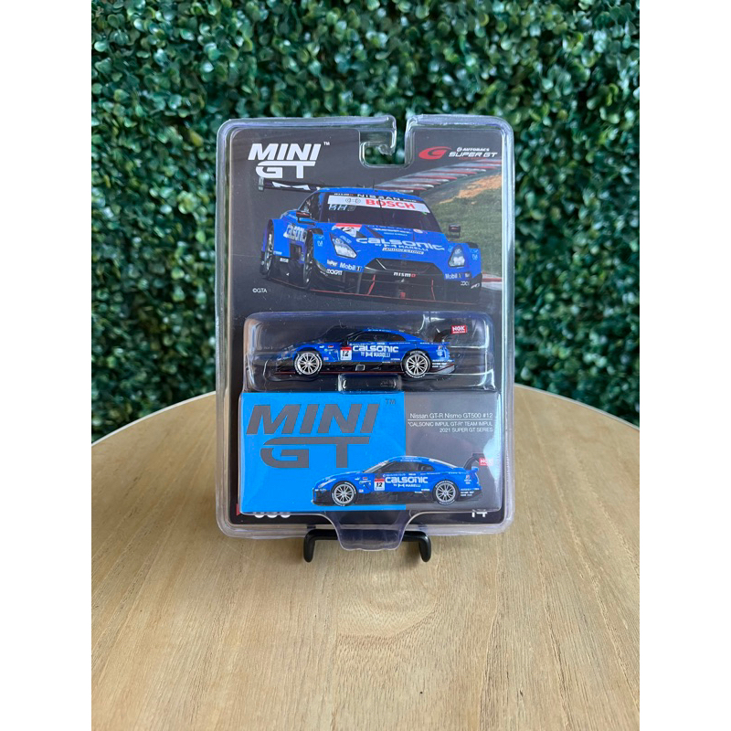 Mini Gt 595 Nissan GT-R Nismo GT500 #12 Calsonic Impuls GT-R Team Impul 2021 Super GT series