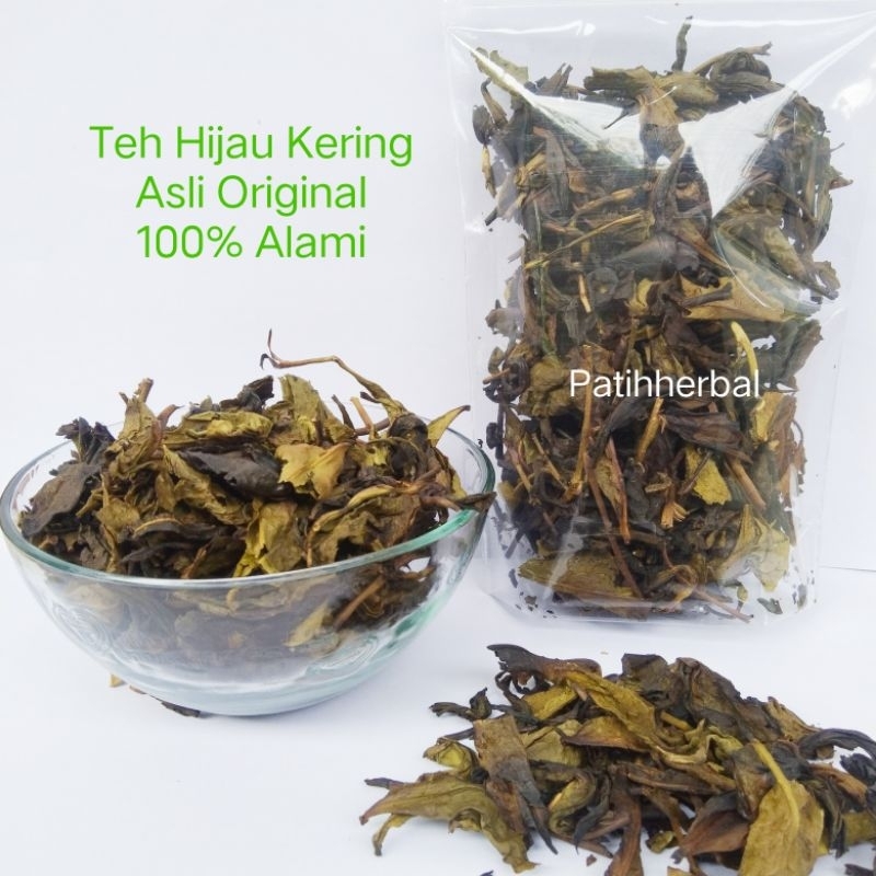 

Teh Hijau kering alami 100% Asli per 100 gram