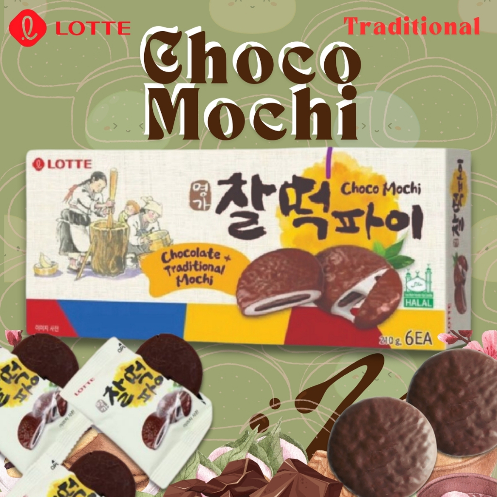 

Lotte Choco Mochi (Rice Pie) 210 Gram