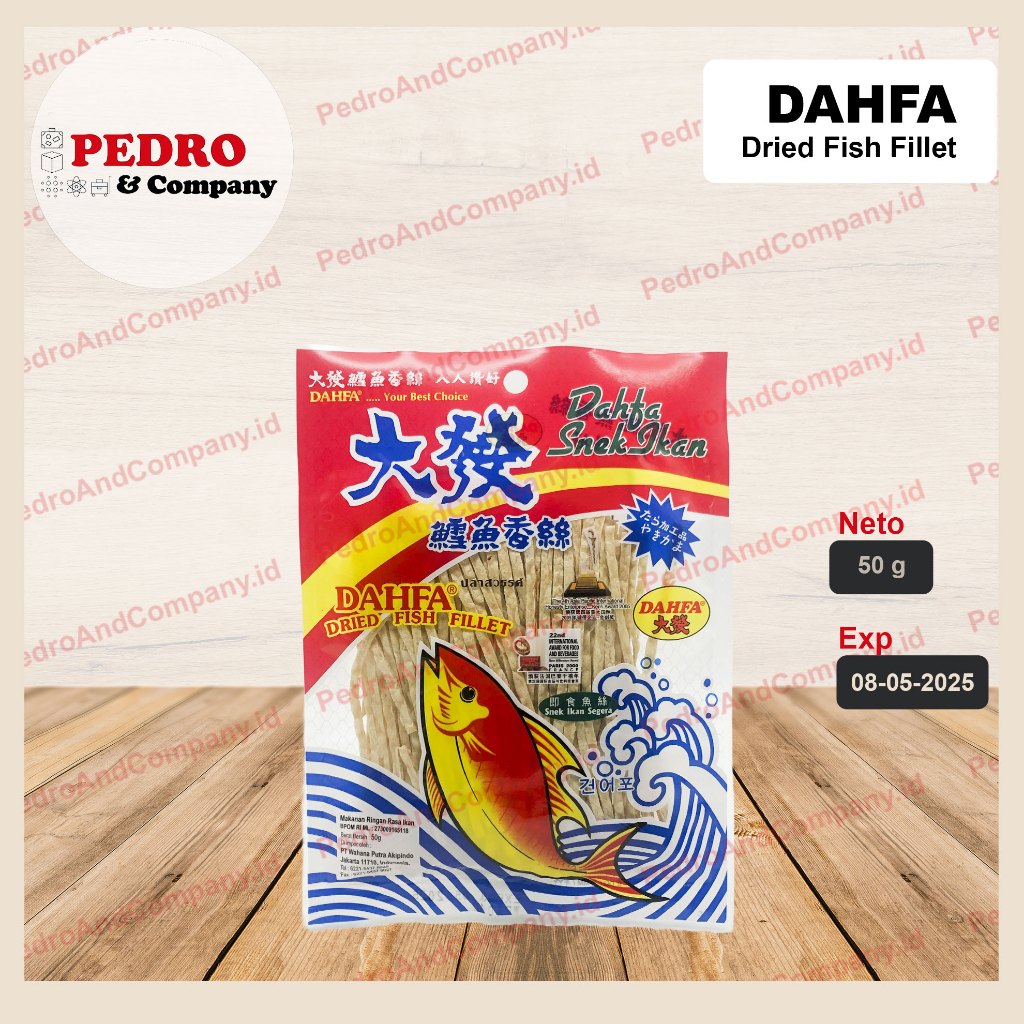 

Dahfa dried fish fillet 50 gram - snack ikan kering makanan ringan