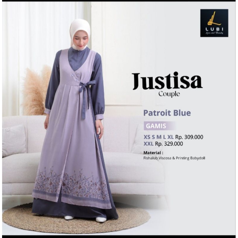 gamis wanita justisa by lubi