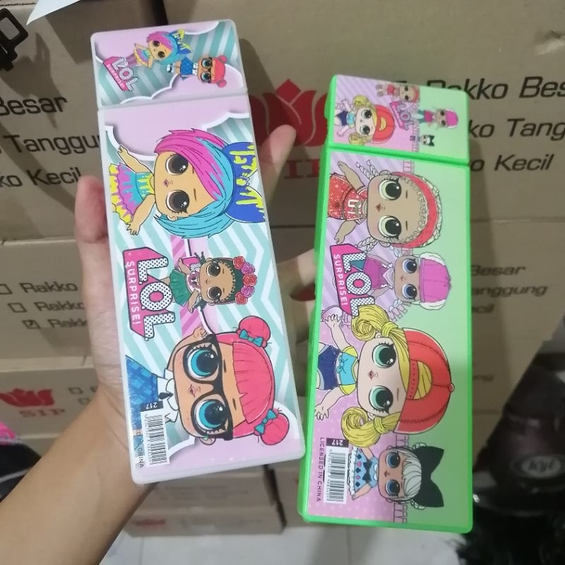 

Kotak pensil LOL pencil case tempat pensil plastik