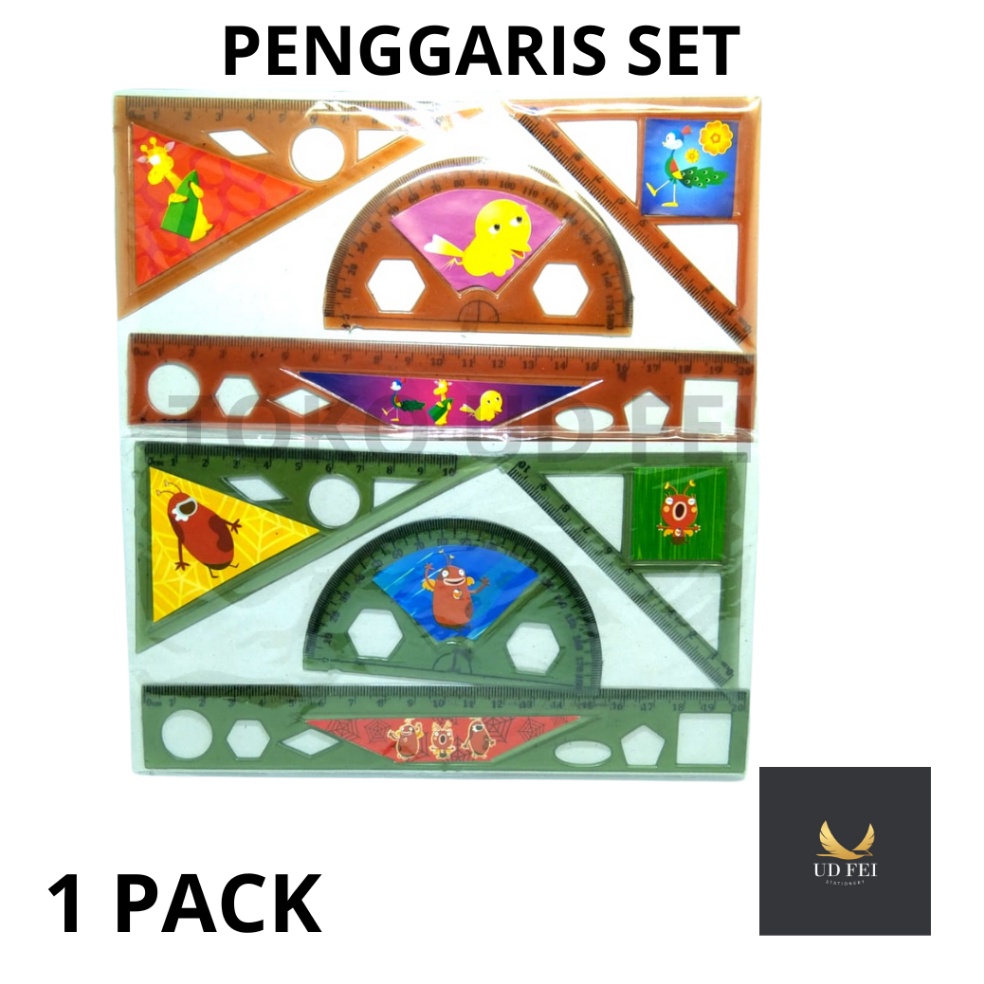 

1 PACK Penggaris Set Penggaris 1 Set Penggaris dan Busur Garisan Murah Garisan Set KODE S1B8