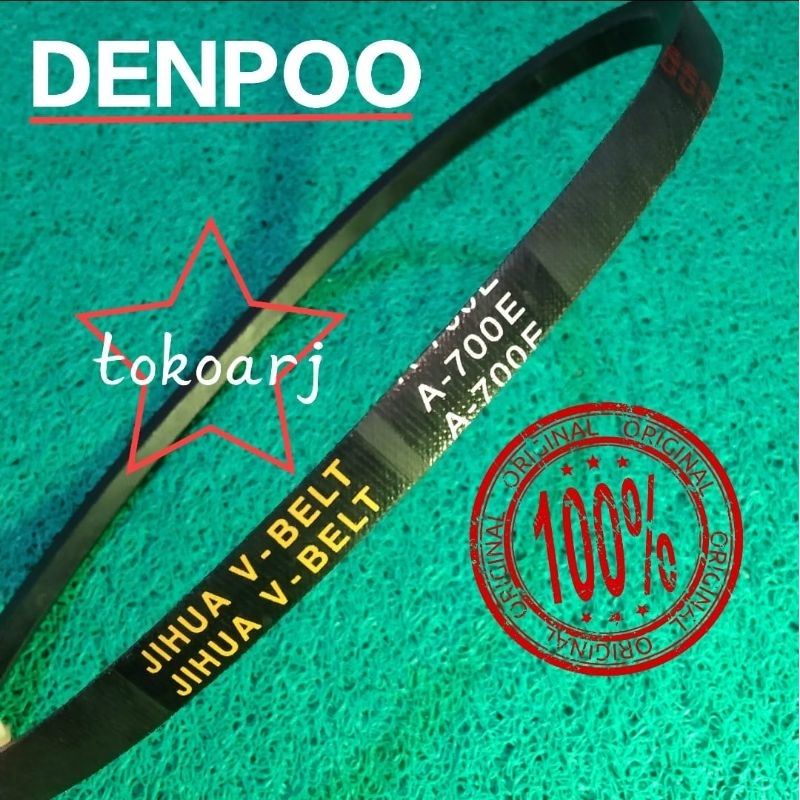 vbelt fanbelt V-Belt mesin cuci denpo denpoo A-700E