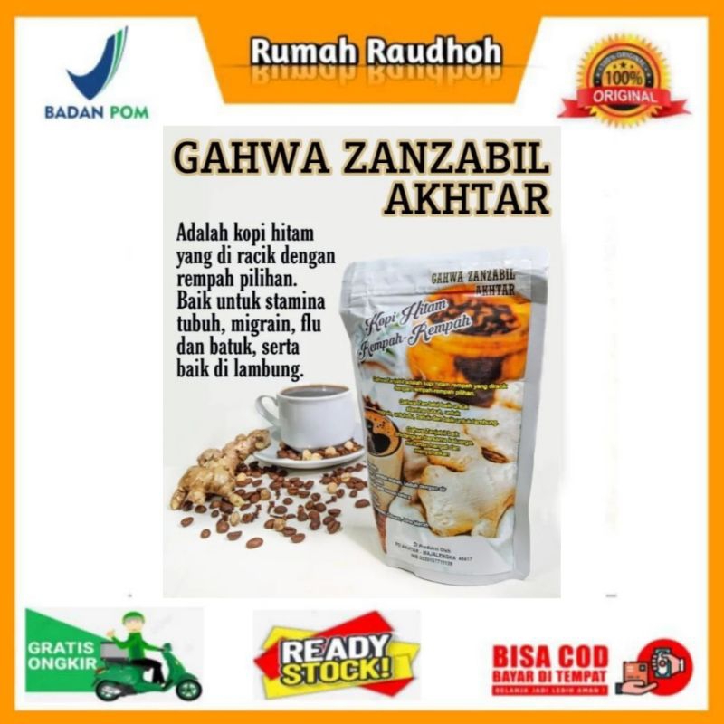 

KOPI HITAM REMPAH - REMPAH ISI 250 GRAM GAHWA ZANZABIL AKHTAR