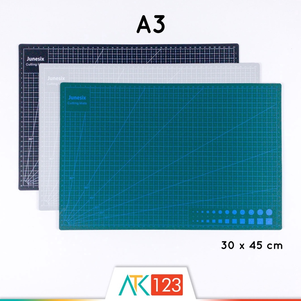 

Alas Potong Cutting Mat Pad Board A3 Dua 2 Sisi TwoSided DoubleSided Reversible Junesix KODE O3S5