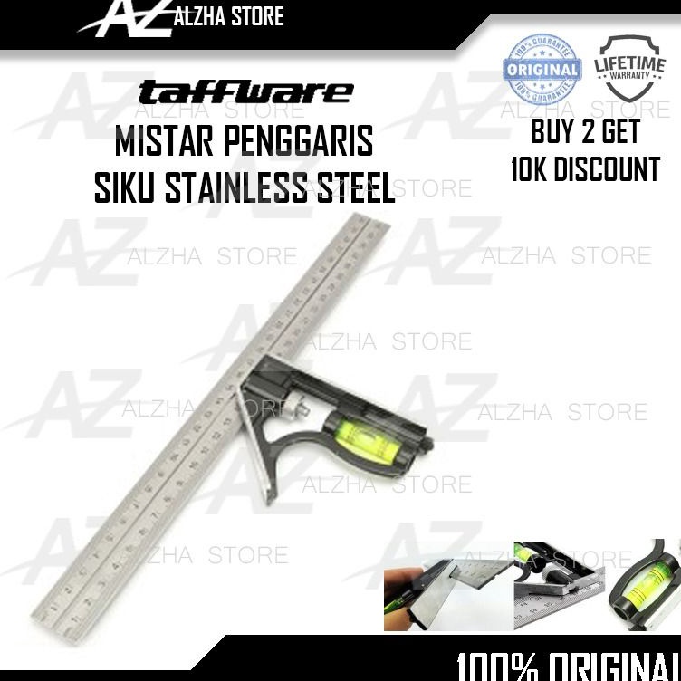 

BEST QUALITY MISTAR PENGGARIS SIKU STAINLESS STEEL KODE G1U3