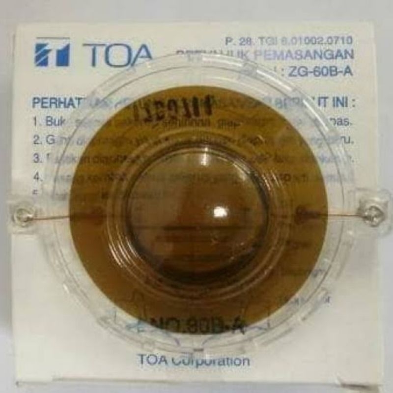 spul speaker TOA ZG 60BA Diagphram/Spull TOA untuk megaphone, Horn Speaker ZH 610 S/SM, ZH 615 S/SM,