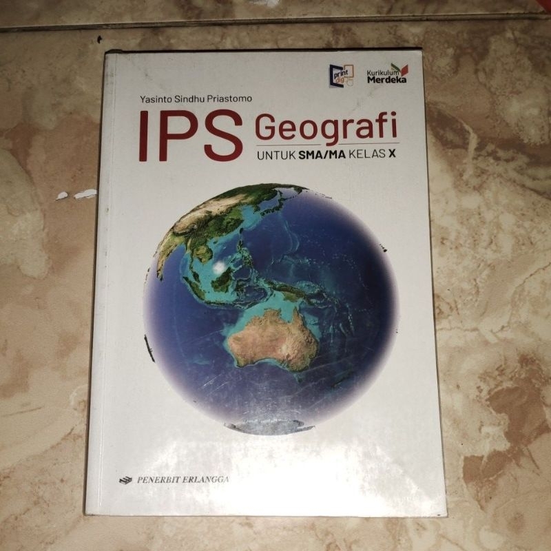 

Preloved Buku Geografi IPS Kelas X Erlangga