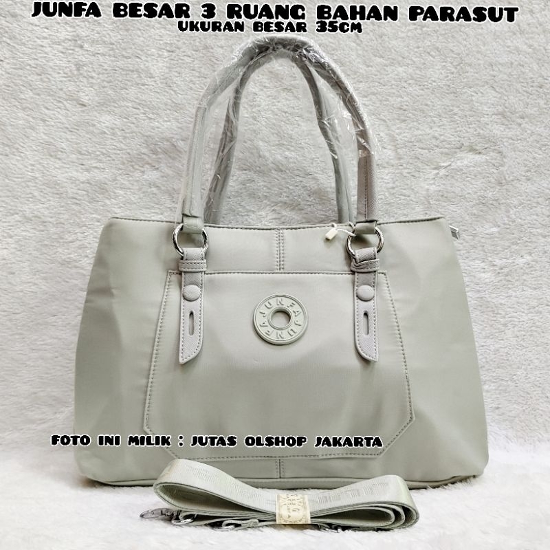 TERBARU  TAS SELEMPANG JUNFA MODE K2532-558 BAHAN PARASUT BESAR