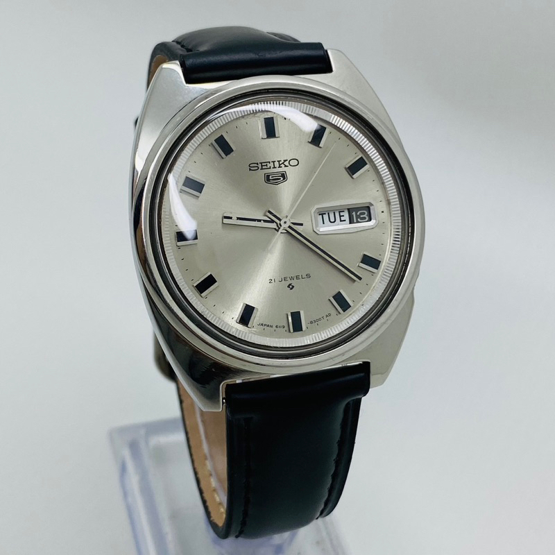 Seiko 5 6119-8250 Made in Japan Grey Dial