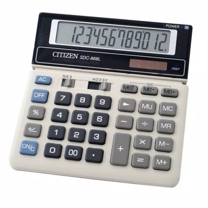 

Kalkulator Citizen Type SDC 868 L Calculator Citizen 12 Digit 868 L KODE Y1H7