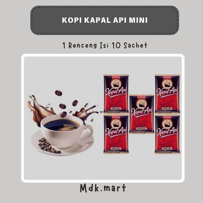 

Kopi Kapal Api Mini 6g 10 Sachet