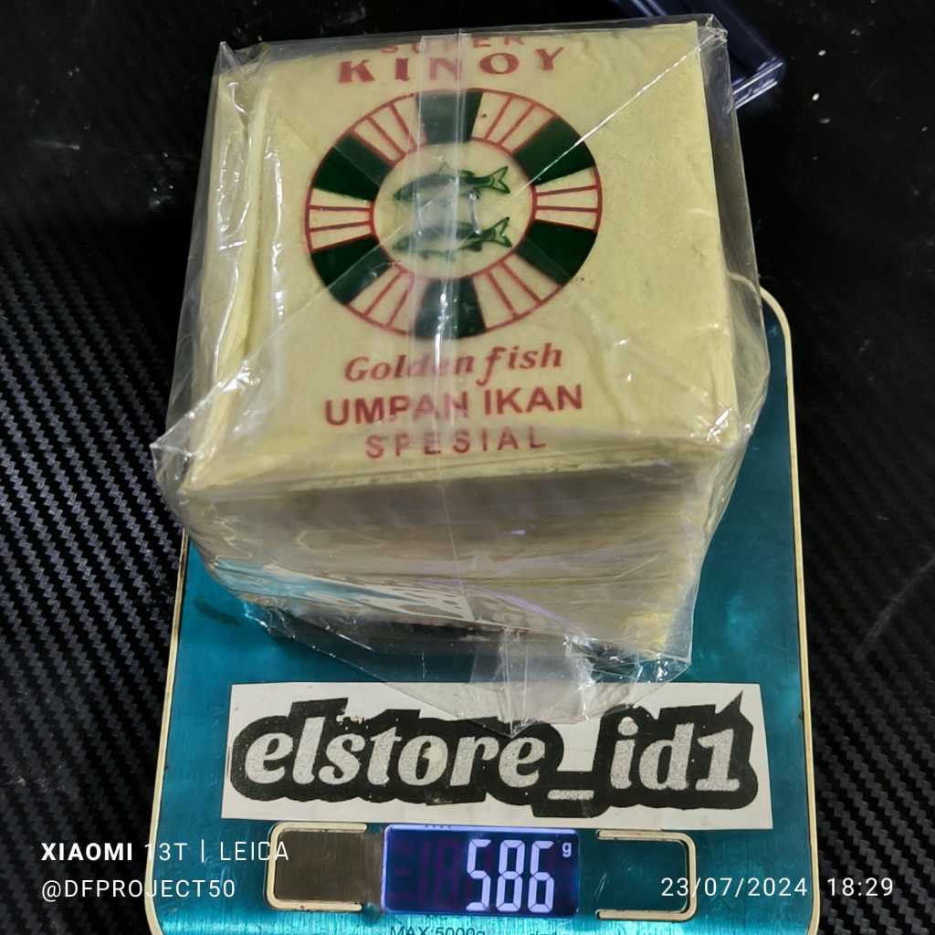 GROSIR Umpan kinoy GOLDEN FISH PERPACK isi 20 pcs pengeras dan perangsang ikan 586 gram