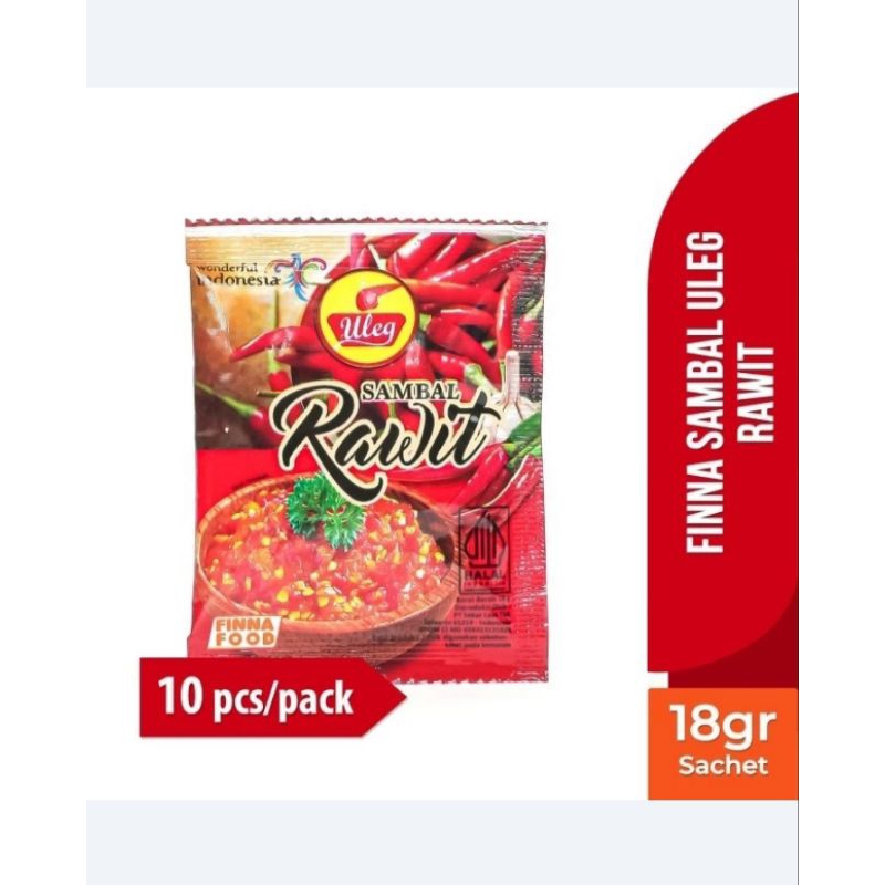 

Uleg sambal rawit per renceng isi 10 pcs
