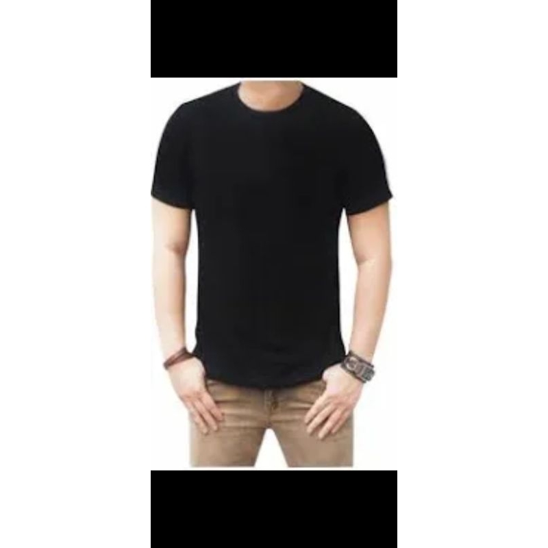 KAOS POLOS HITAM T-SHIRT
