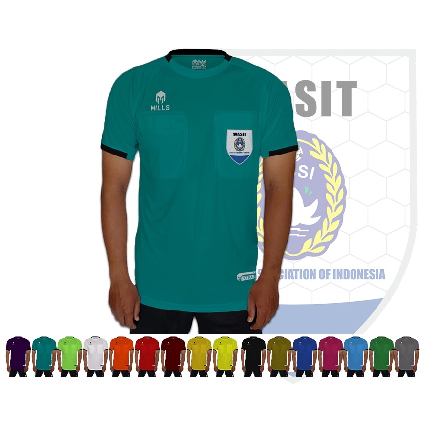 KODE M65J wasit  BAJU WASIT Model MILLS Logo Saku WASIT PSSI  16 WARNA
