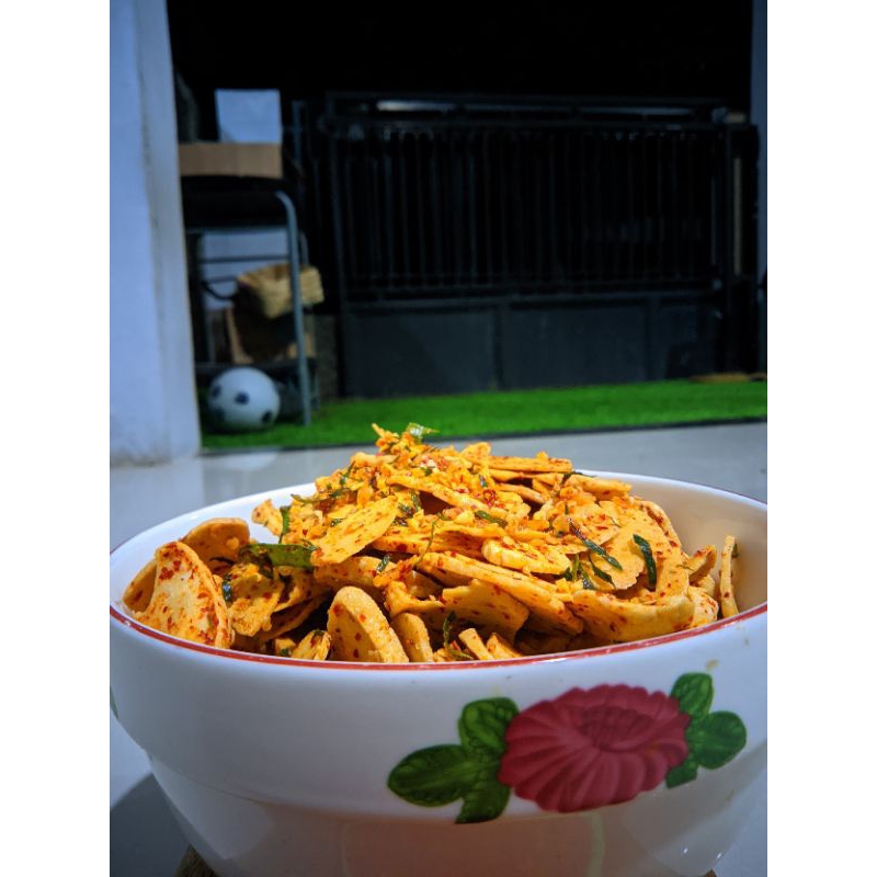 

Basreng daun jeruk | Basreng Pedas|Kripik Basreng|Basreng Mercon|Pedas Mercon|Original