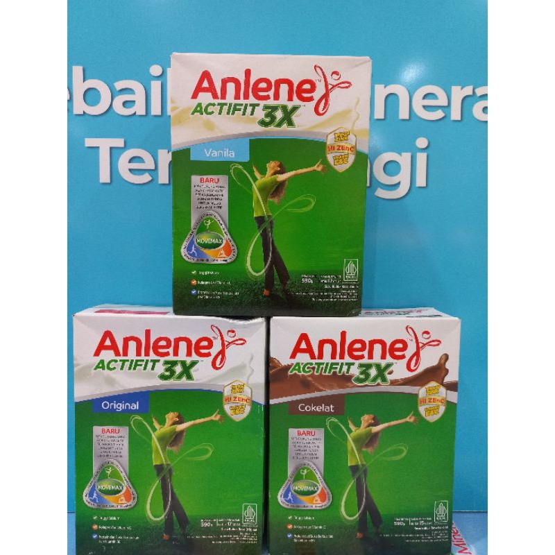 

TERMURAH ANLENE ACTIFIT 590gr VANILLA COKELAT ORIGINAL