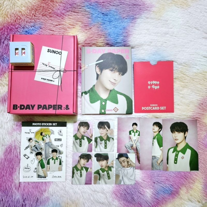 [READY STOCK] ENHYPEN SUNOO BIRTHDAY PAPER OFFICIAL