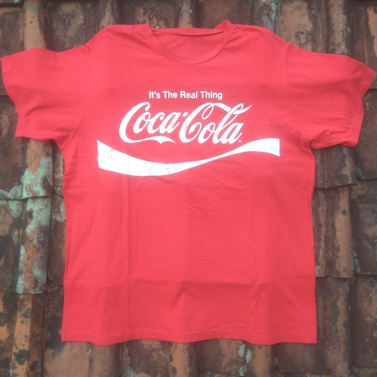Tshirt Coca Cola Warna Merah Big Size