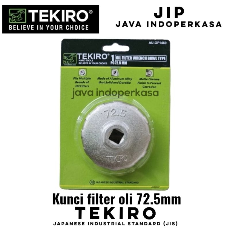 Kunci filter oli 72.5 mm tekiro untuk mobil innova / inova