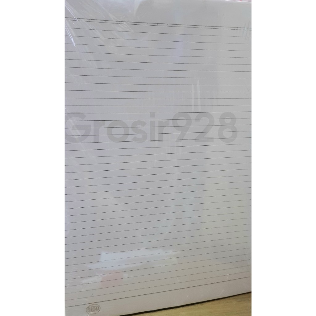 

HJK (Per Pak) Kertas Double Folio Bergaris SIDU isi 200 lbr