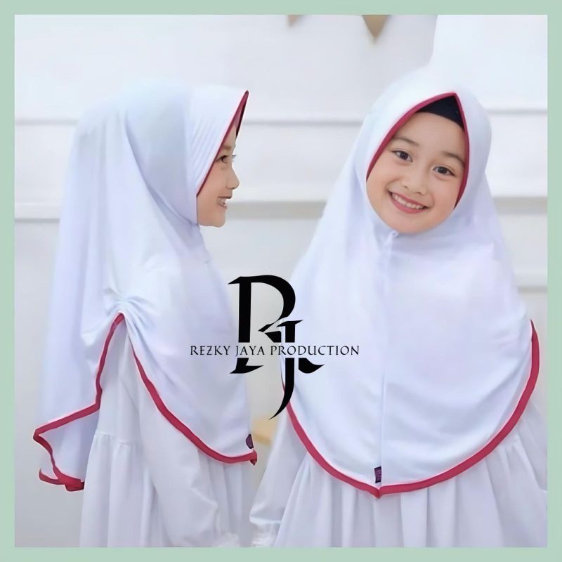 hijab anak 3 4 5 6 7  tahun  SD PUTIH// Kerudung anak // hijab anak// jilbab anak//  kerudung anak p
