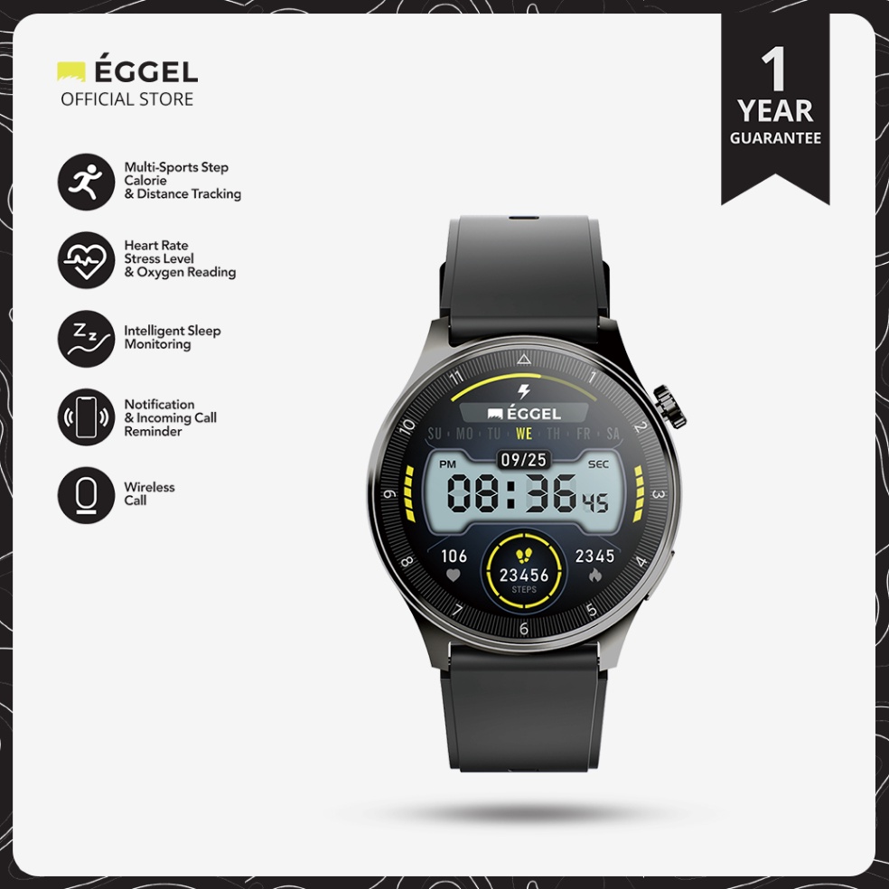 KODE G5T5 Eggel Tempo 4R Wireless Call SmartWatch  Smart Watch  SmartBand