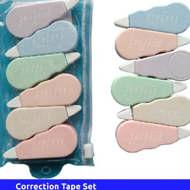 

HJ6 Correction Tape 848 Pastel Isi 6 Pcs