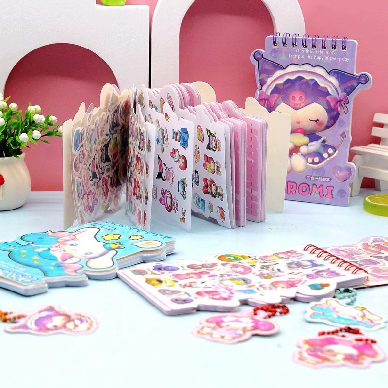 

STICKER SPIRAL BOOK / SPIRAL BOOK STICKER / STICKER SPIRAL MEMO / STIKER BUKU SANRIO