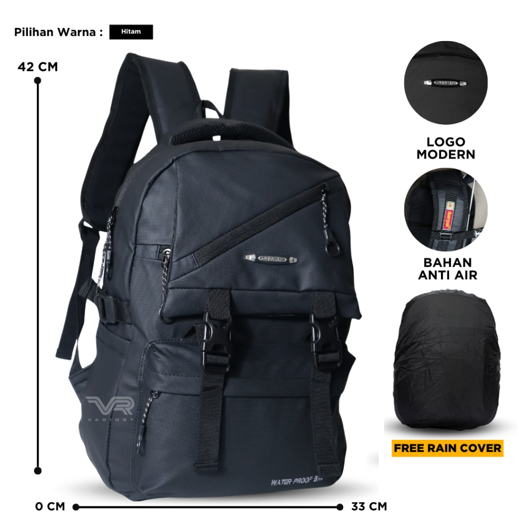 Tas Ransel Duerpak Polo SMP-SMA-KULIAH-KERJA / Tas Ransel Polo DK Anti Air Unisex
