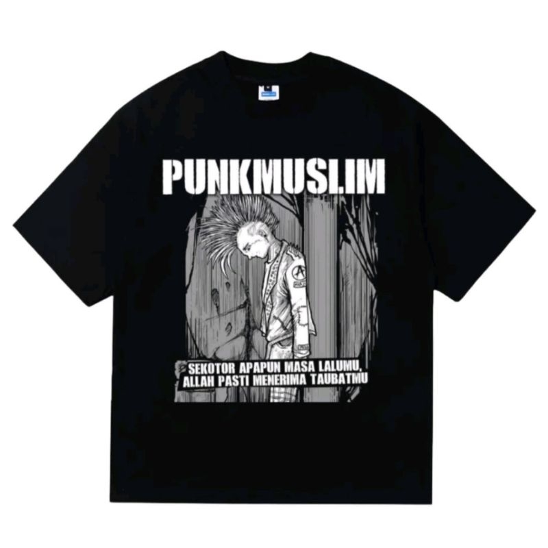 KAOS PUNK MUSLIM SIMPEL DEPAN