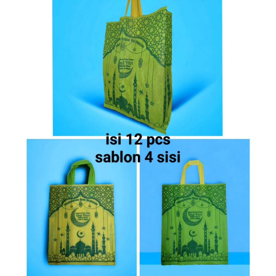

KF7 tas lebaran tas idul Fitri ukuran 38x45 isi 12 pcs
