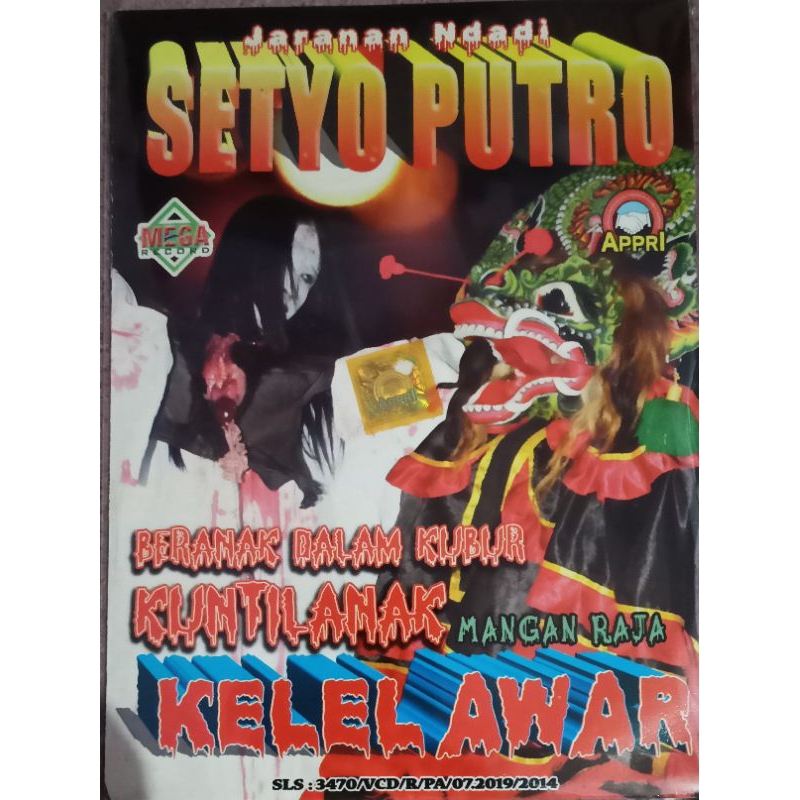 VCD original jaranan Setyo Budoyo mangan kelelawar