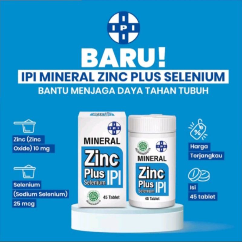 Ipi Mineral Zinc Plus Selenium