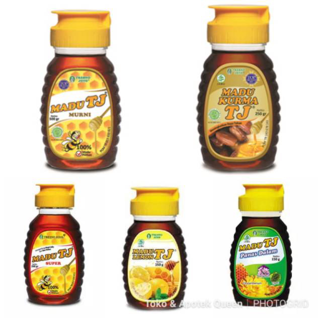 

Madu TJ murni / lemon / super / jahe merah mint 150 ml