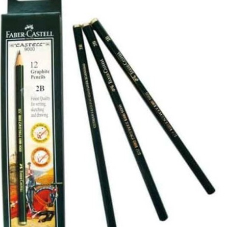 

KP8 PENSIL FABER CASTELL 9 2B 12 PCS