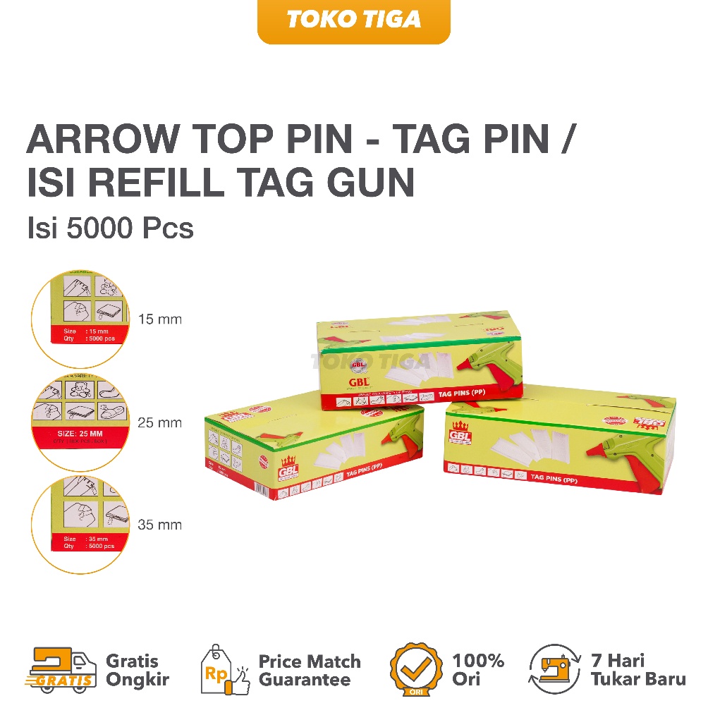 

KODE D3B Tag Pin Bandroll Harga Isi Refill Tag Gun Isi 5 Pcs