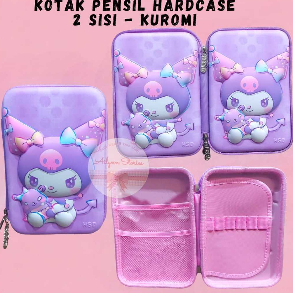 

KODE U49N AS Kotak tempat pensil hardcase Anakanak Timbul 2D3D bahan Import