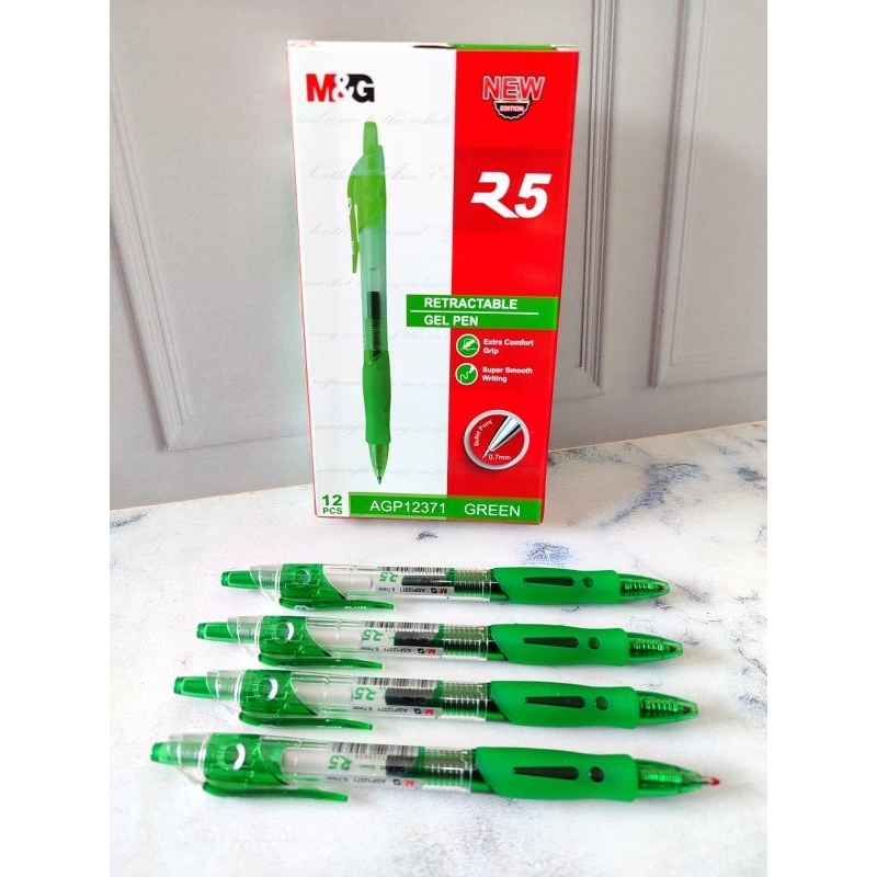 

Pulpen Gel Cetrek Hijau 0.7 mm M&G R5 AGP12371 (SATUAN)